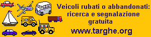 Hai notato un veicolo abbandonato?Segnalalo.