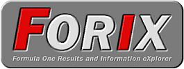 FORIX: Formula One Results & Information eXplorer. Clicca sulla bandierina o sulla lingua.