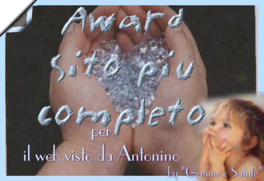 Il mio Award su Gemme e Salute