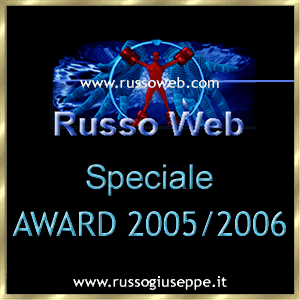 Premio assegnato da Russo,  il portale gratuito per webmaster